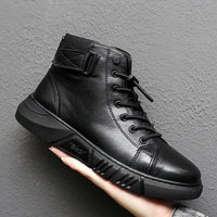 Men’s Black Leather Boots