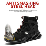 Steel toe cap work boots