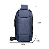 Multifunction Anti-theft USB Shoulder Bag