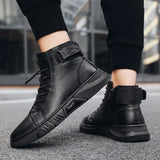 Men’s Black Leather Boots