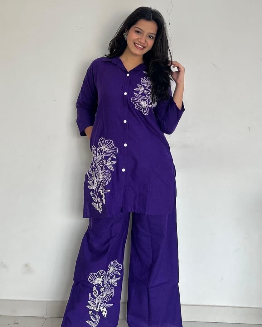 NEW DESIGN LONCH 💥CO-ORD SET (PVCD34)