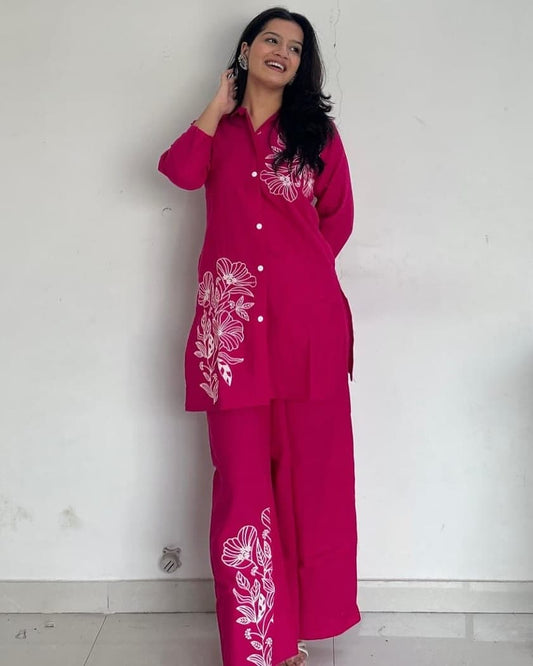 NEW DESIGN LONCH 💥CO-ORD SET (PVCD35)