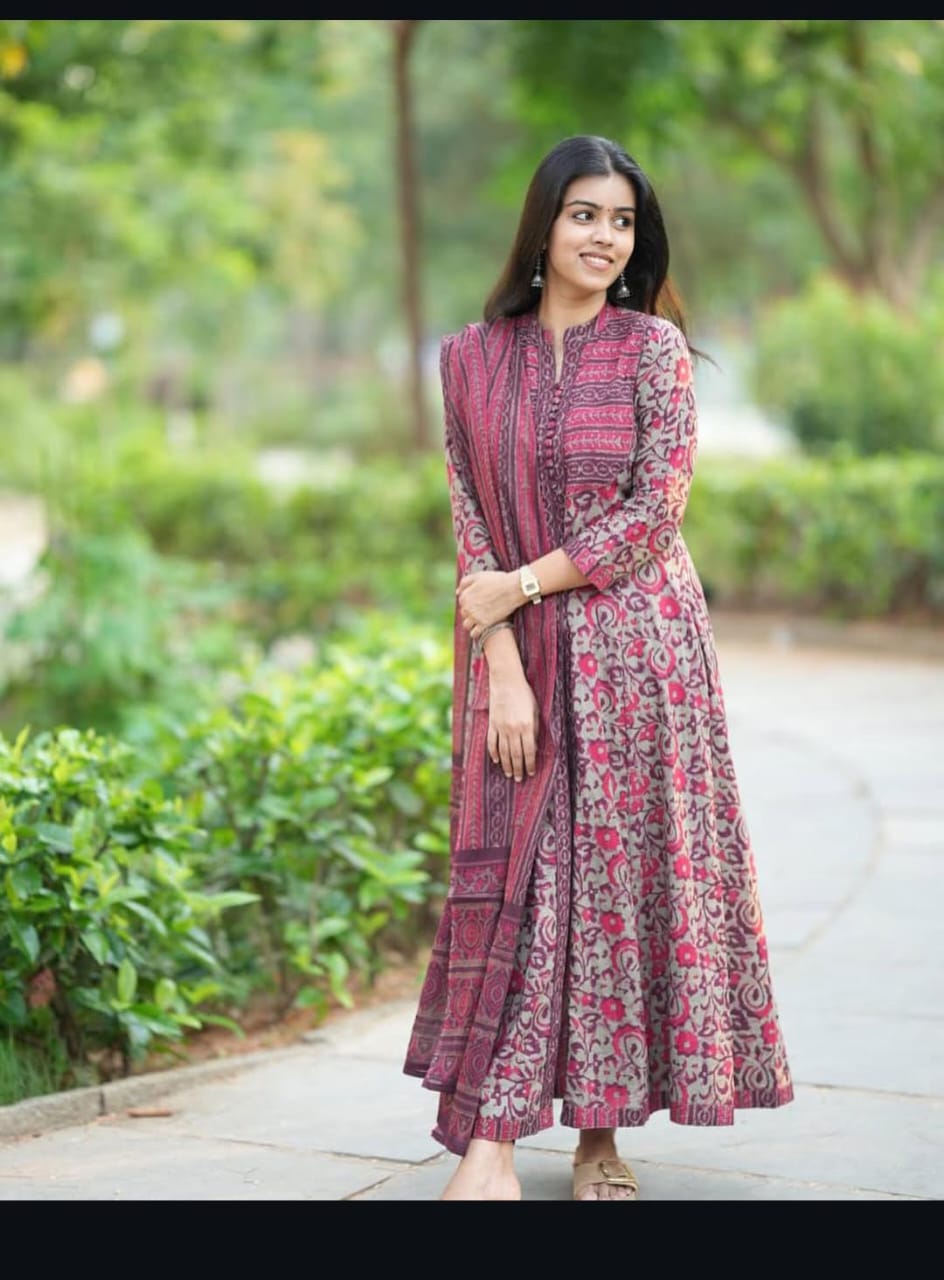 New anarkali kurta set with new style...(PVCRD24)