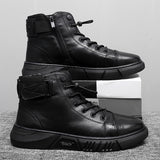 Men’s Black Leather Boots